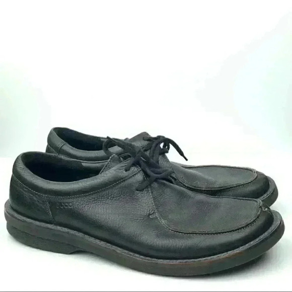 Ecco mens oxfords size 47 13-13.5 Black leather main image 11